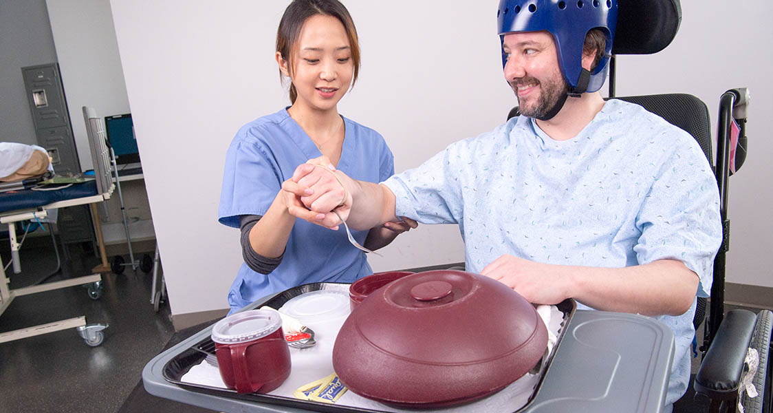 Traumatic brain injury patient