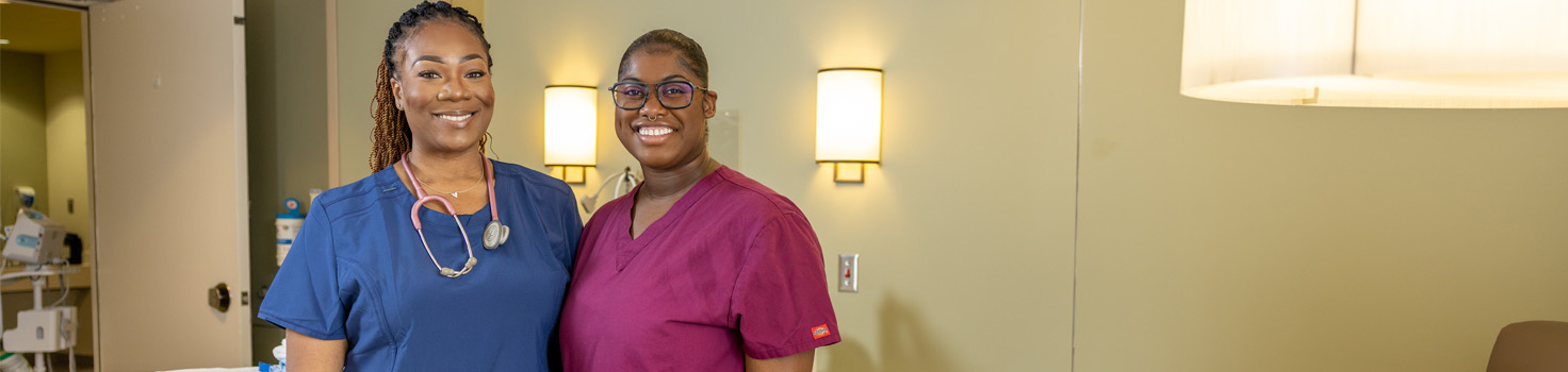 Smiling female physical therapists